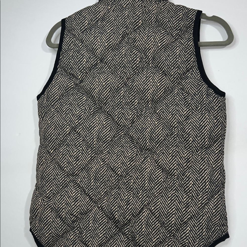 J.Crew Women’s Navy and Cream Patterned Vest XXS - Picture 6 of 8